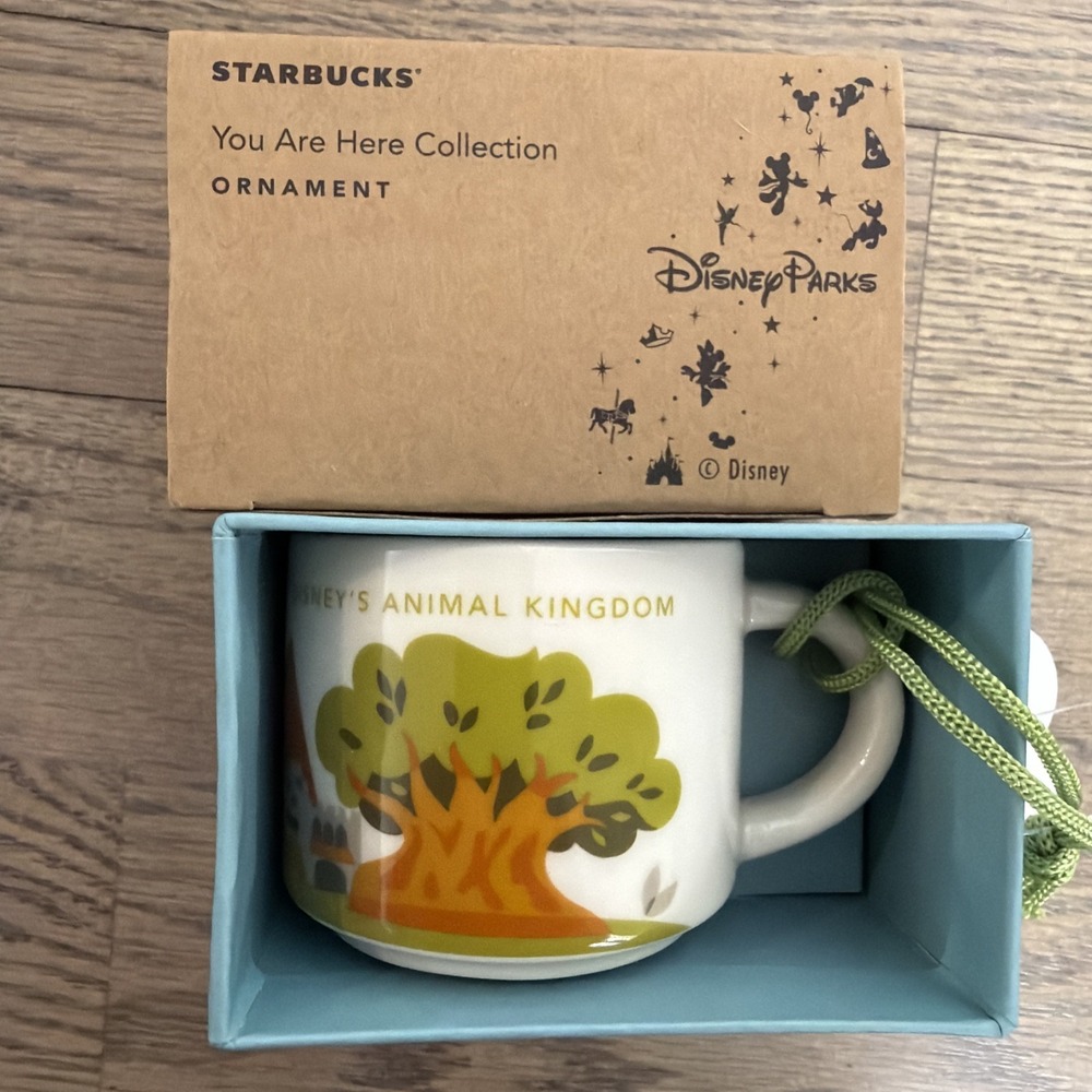Disney‎ Parks Starbucks Animal Kingdom Been There Ornament 2oz Demi Mug Cup